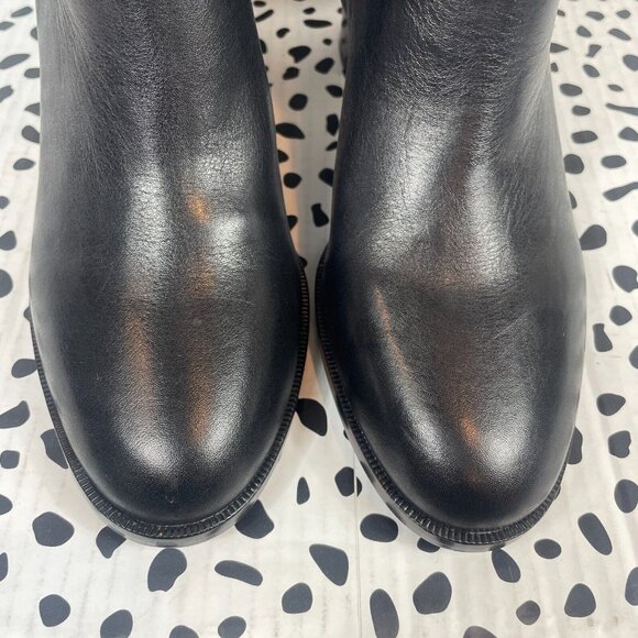 MADEWELL Women's True Black The Selina Tall Boot Extended Calf SZ 9-M NH210 - Picture 7 of 13